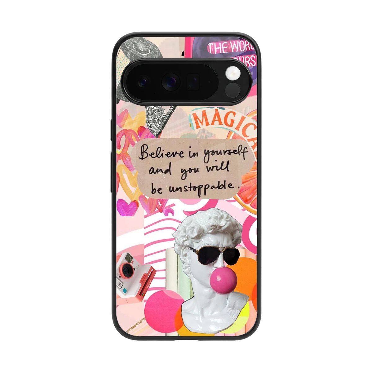 Unstoppable back phone cover | glass case for google pixel 10 pro xl