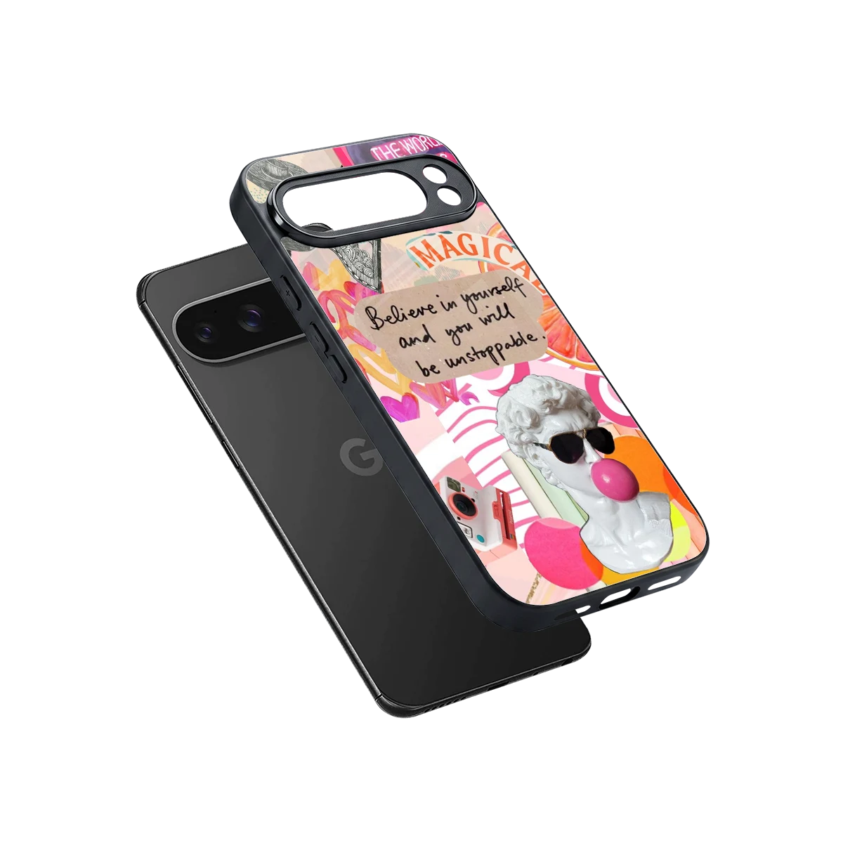 Unstoppable sleek google pixel 10 pro xl cover with tempered glass back and TPU edges