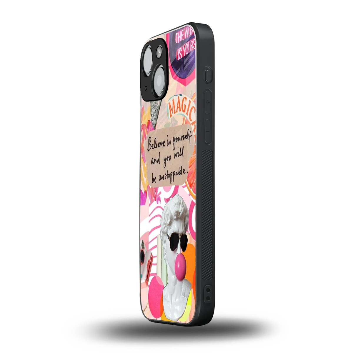 Unstoppable iphone 12 mini mobile cover | shockproof glass phone case