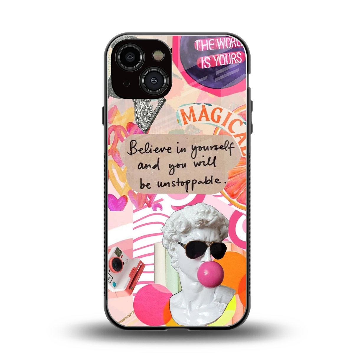 Unstoppable back phone cover | glass case for iphone 13