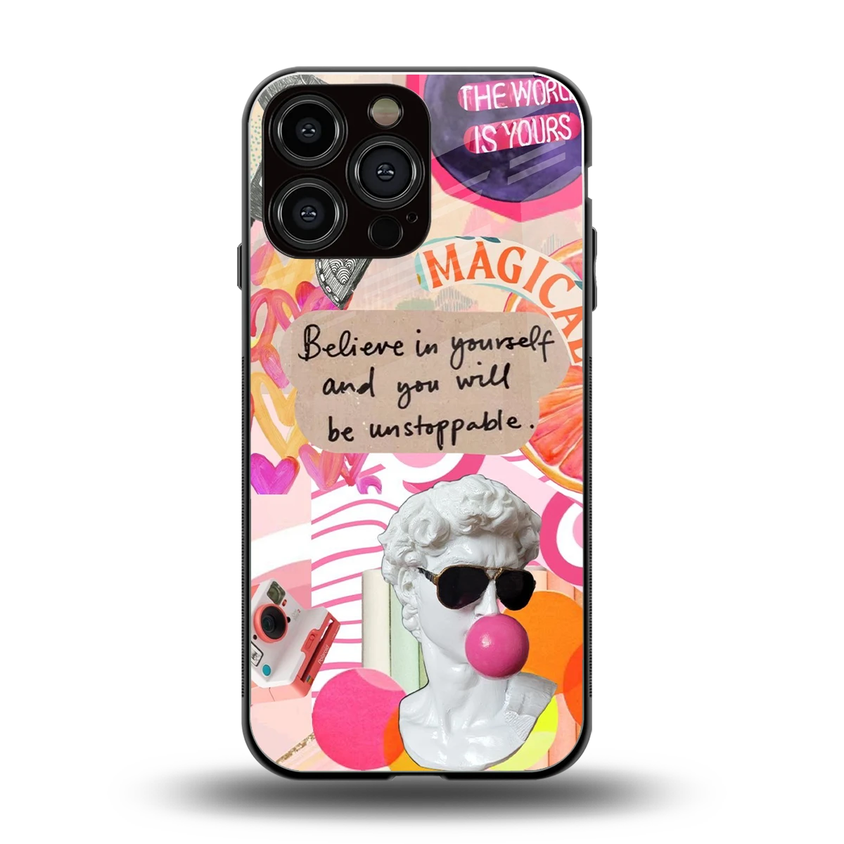 Unstoppable back phone cover | glass case for iphone 15 pro max