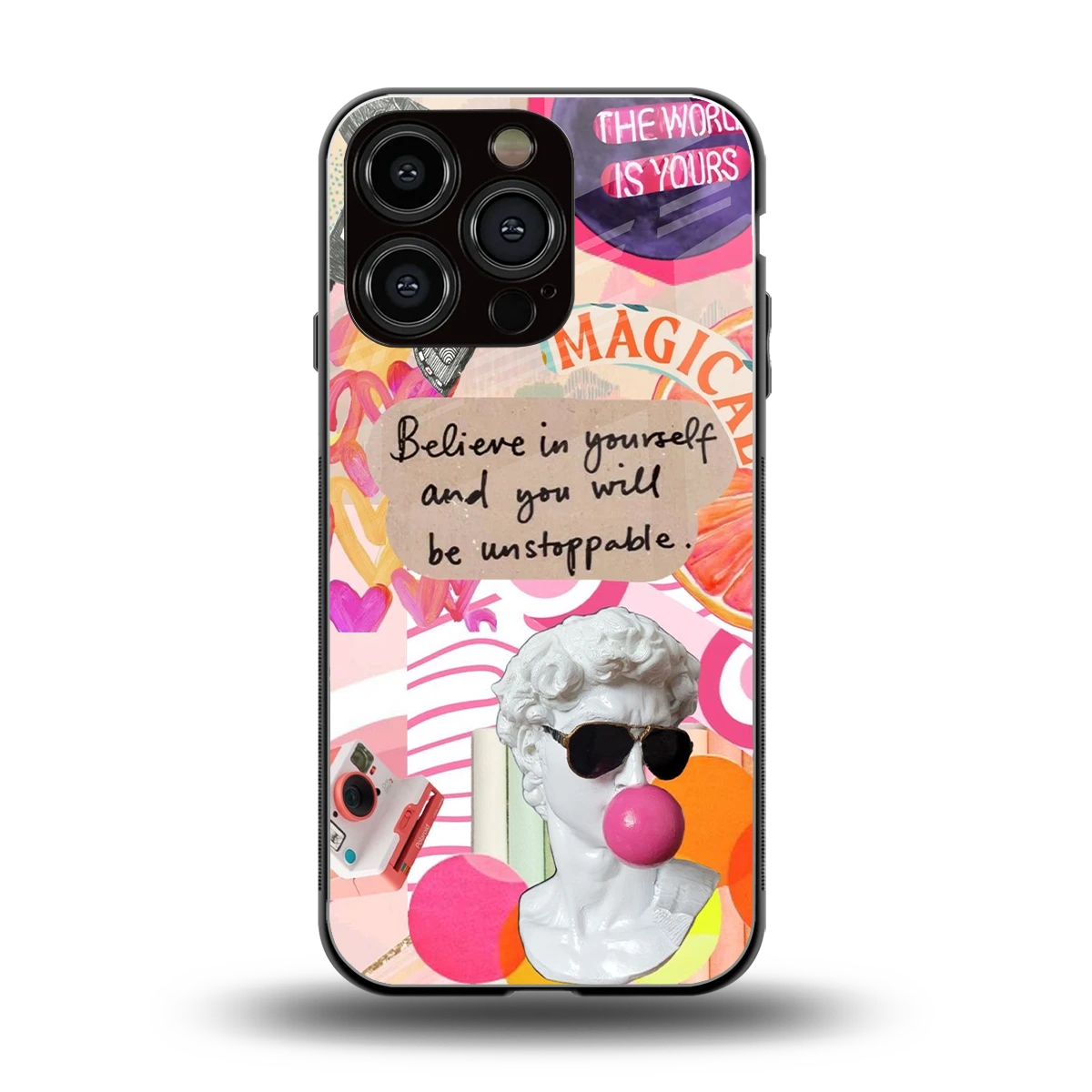 Unstoppable back phone cover | glass case for iphone 16 pro