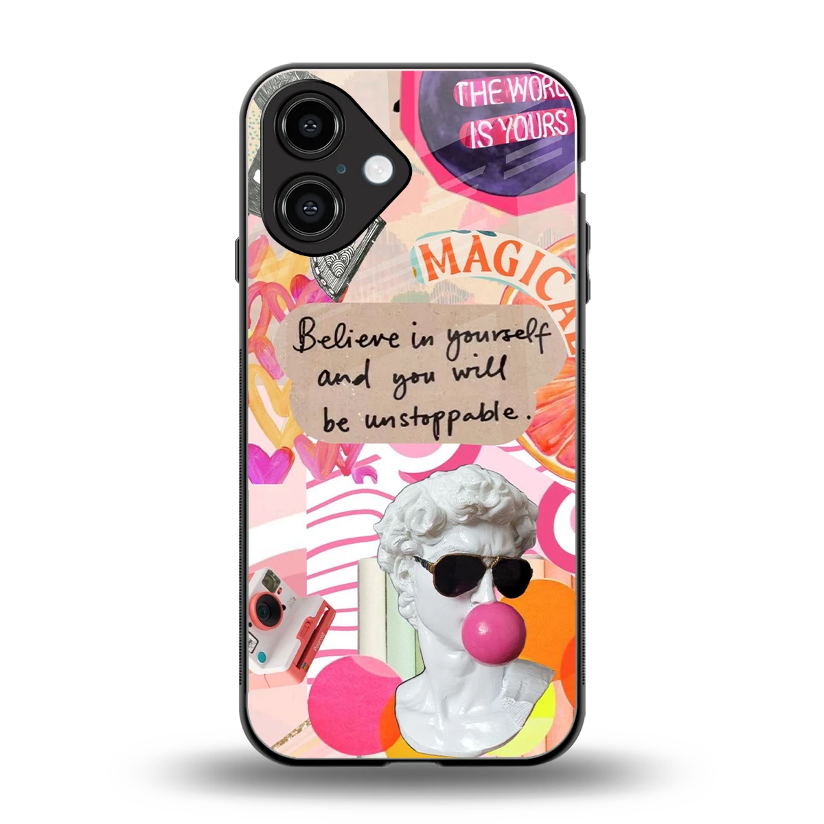 Unstoppable back phone cover | glass case for iphone 16