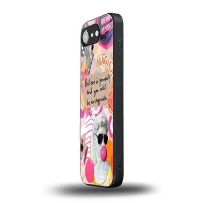 Unstoppable iphone 17e mobile cover | shockproof glass phone case