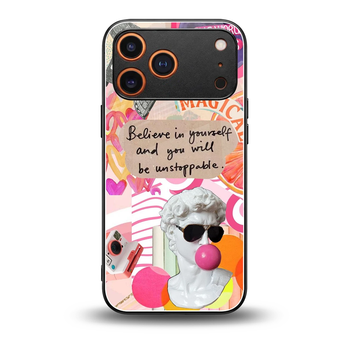 Unstoppable back phone cover | glass case for iphone 17 pro