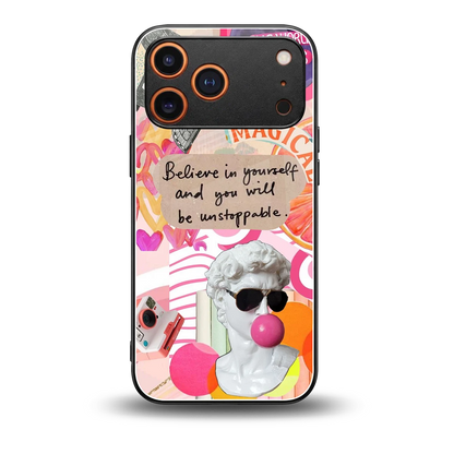 Unstoppable back phone cover | glass case for iphone 17 pro