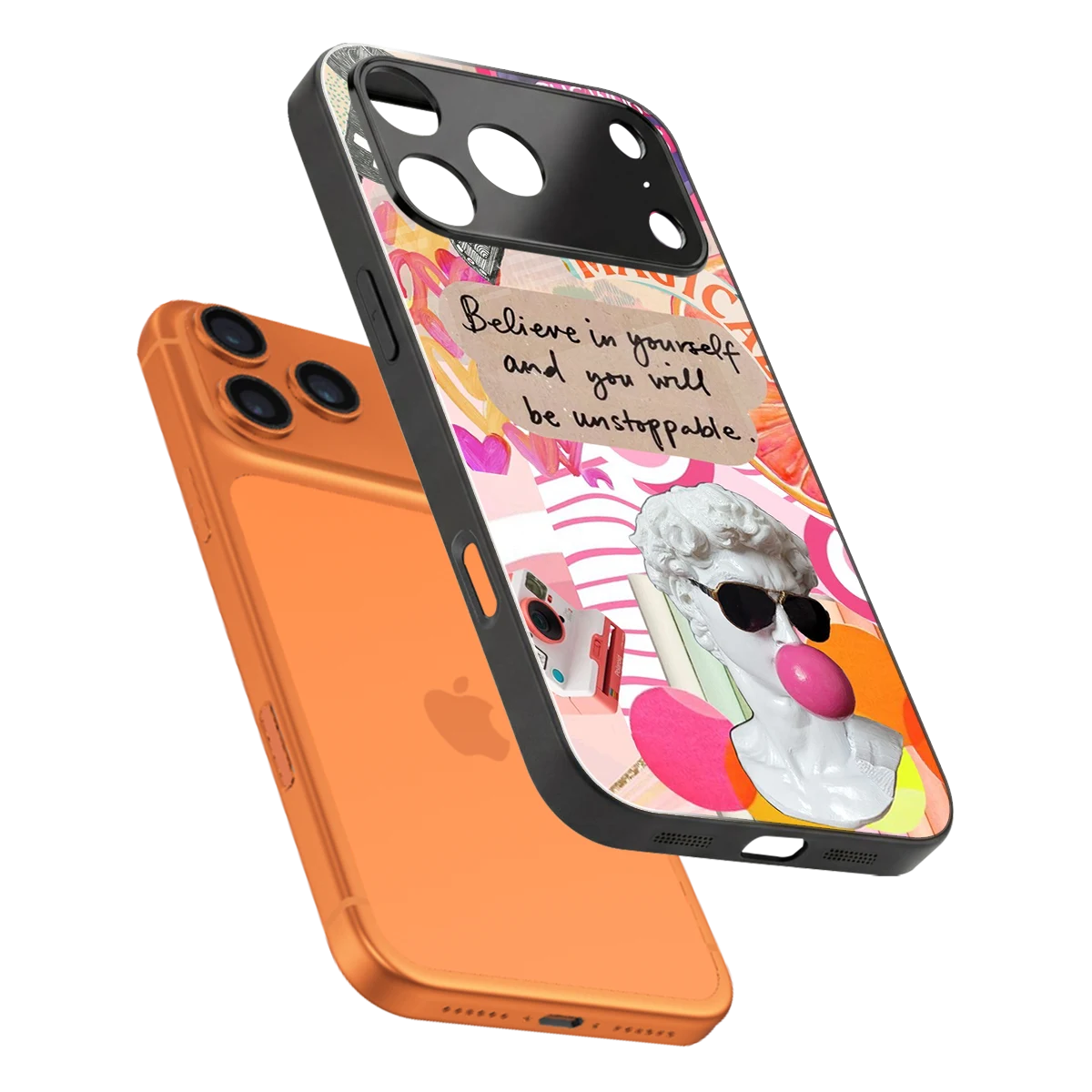 Unstoppable sleek iphone 17 pro cover with tempered glass back and TPU edges