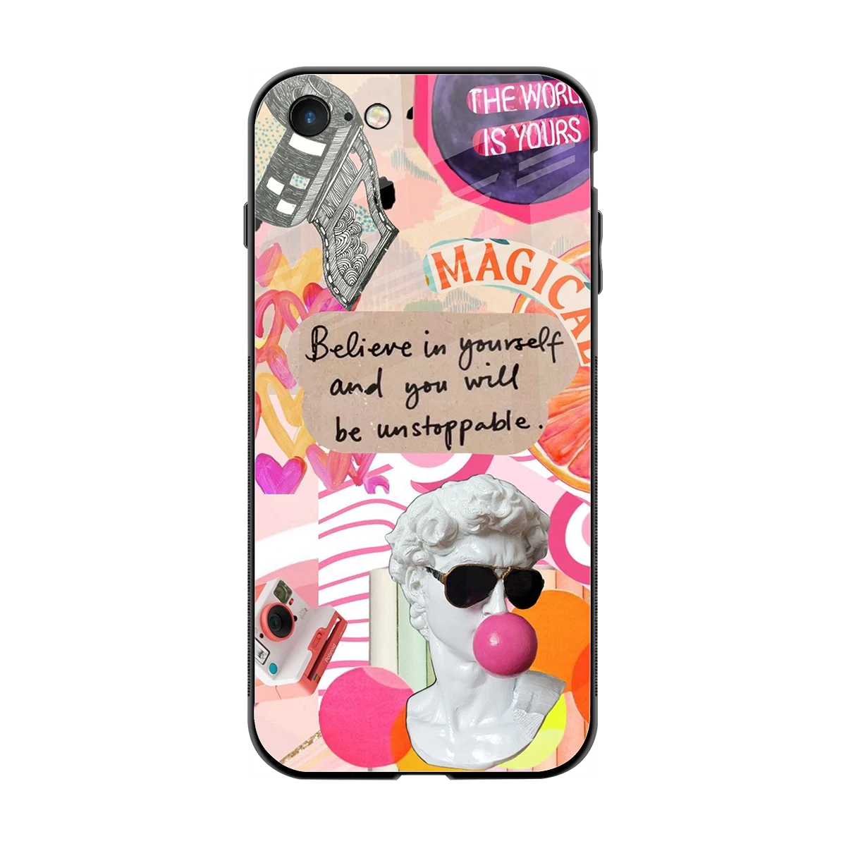 Unstoppable back phone cover | glass case for iphone 7