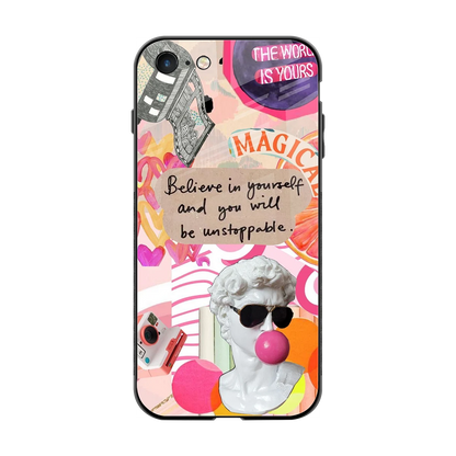 Unstoppable back phone cover | glass case for iphone 7