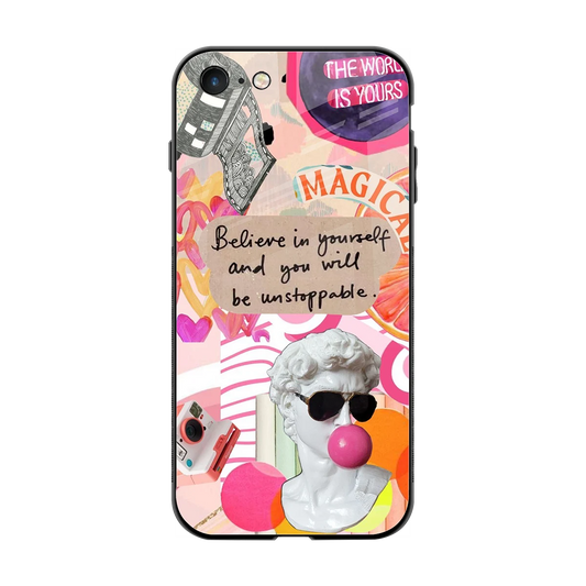 Unstoppable back phone cover | glass case for iphone 7