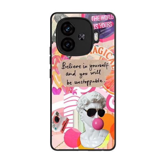 Unstoppable back phone cover | glass case for iqoo neo 10r 5g