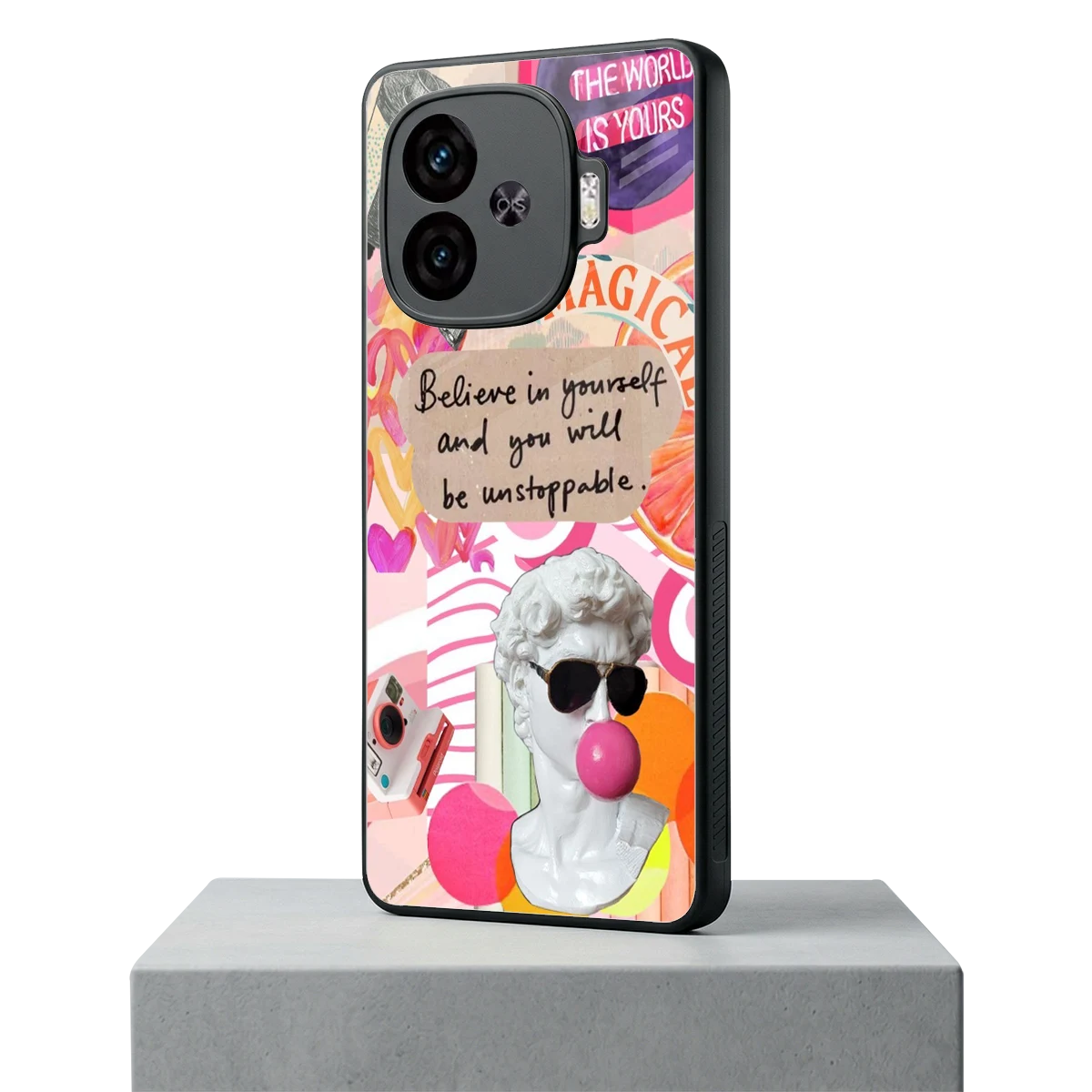 Unstoppable iqoo neo 10r 5g mobile cover | shockproof glass phone case
