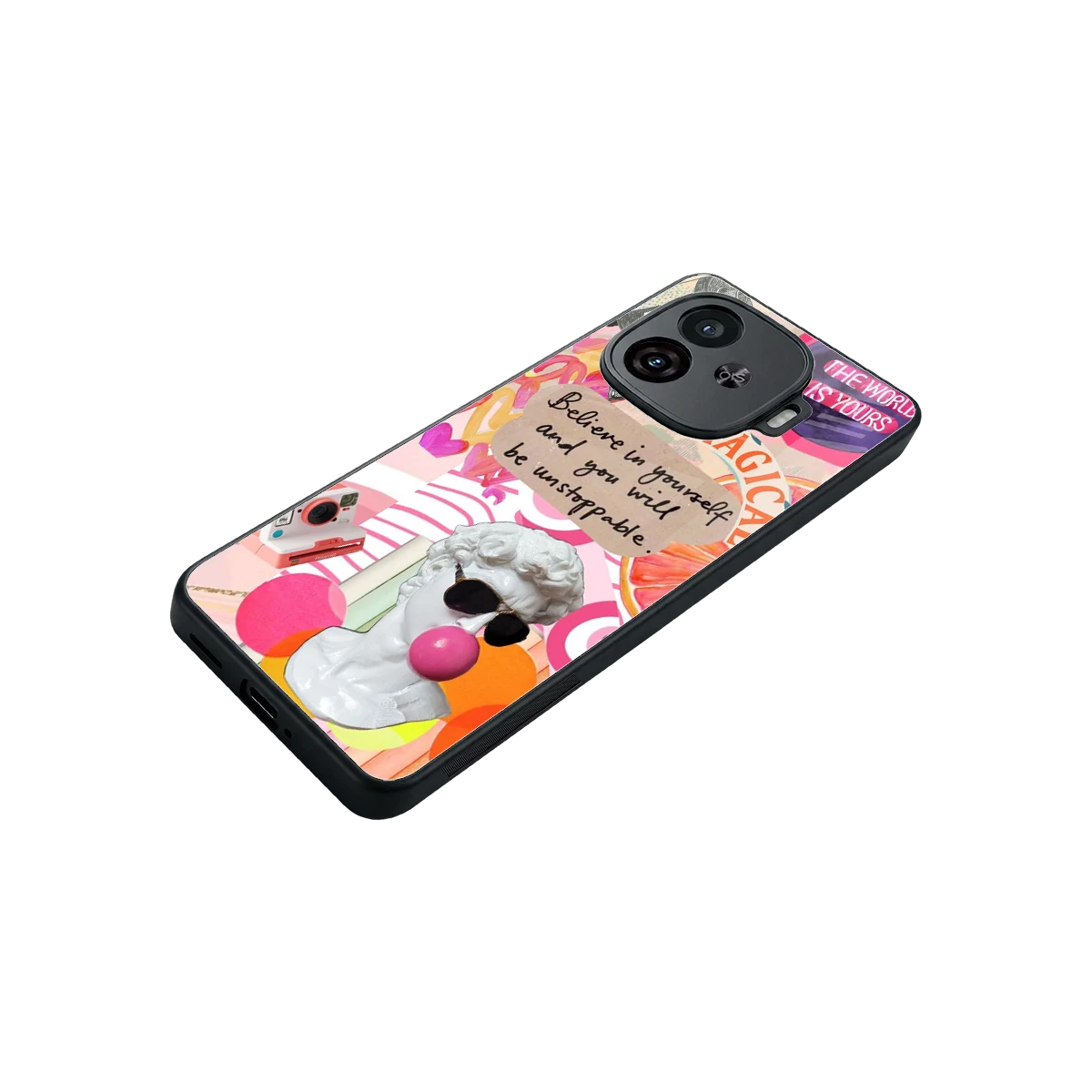 Unstoppable stylish phone case for iqoo neo 10r 5g | glossy glass and slim fit