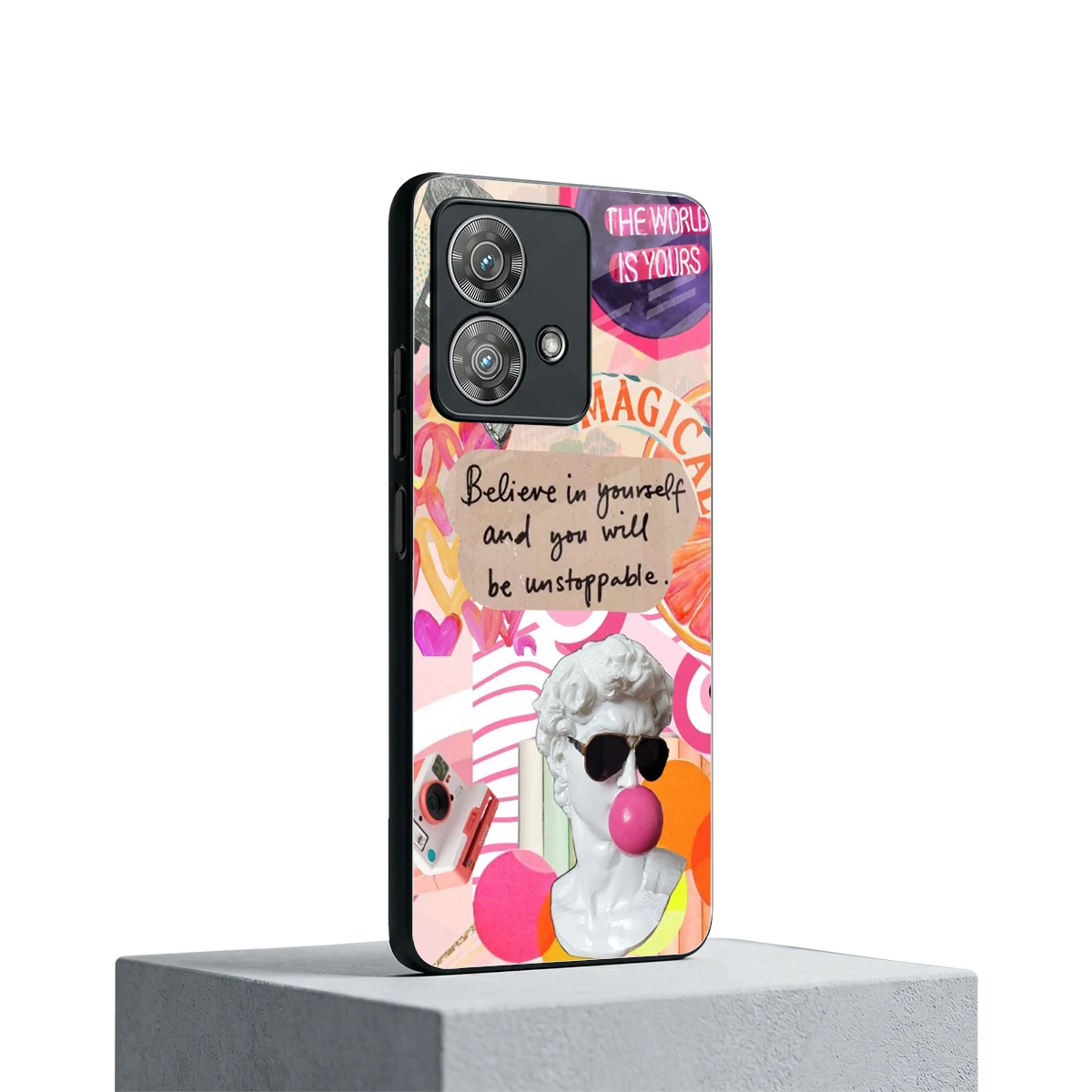 Unstoppable motorola edge 40 neo 5g mobile cover | shockproof glass phone case
