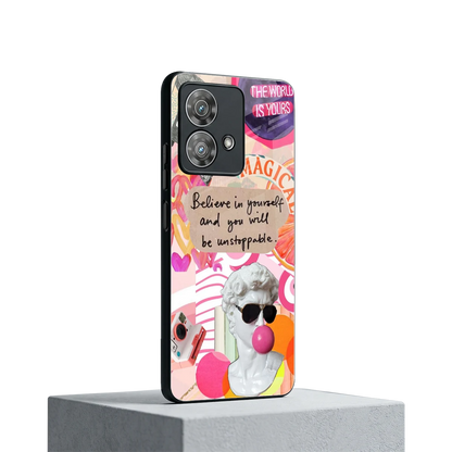 Unstoppable motorola edge 40 neo 5g mobile cover | shockproof glass phone case