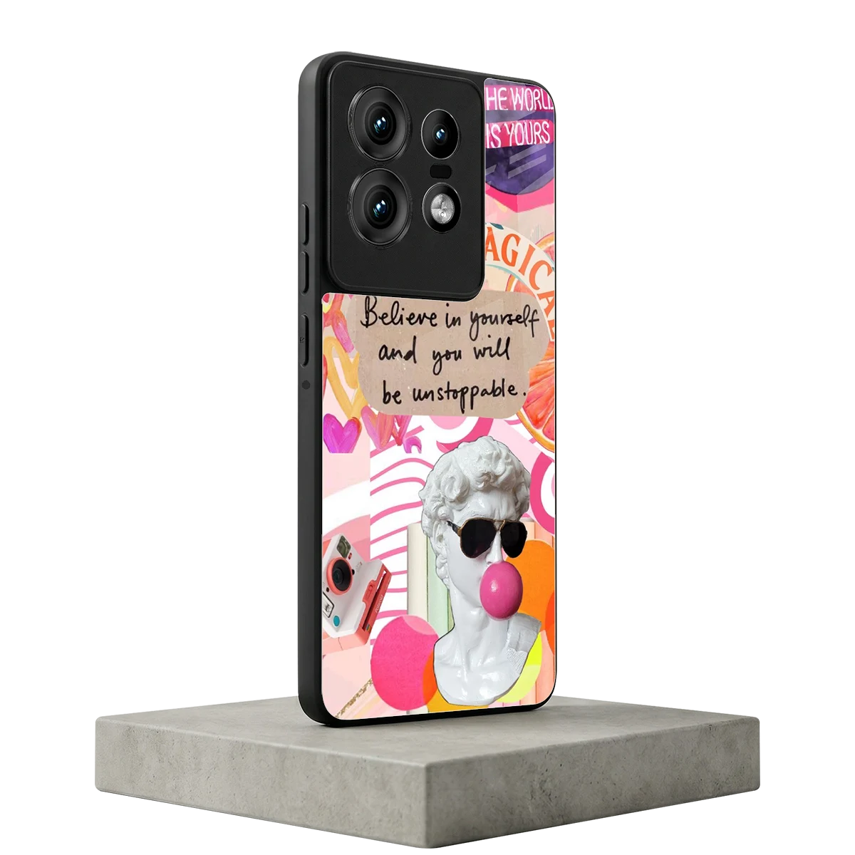 Unstoppable motorola edge 50 pro mobile cover | shockproof glass phone case