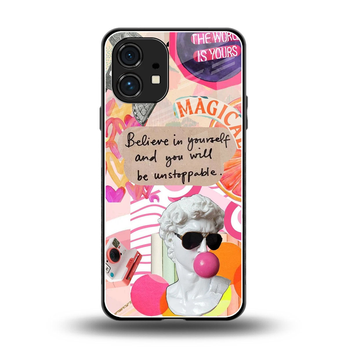 Unstoppable back phone cover | glass case for nothing phone 1