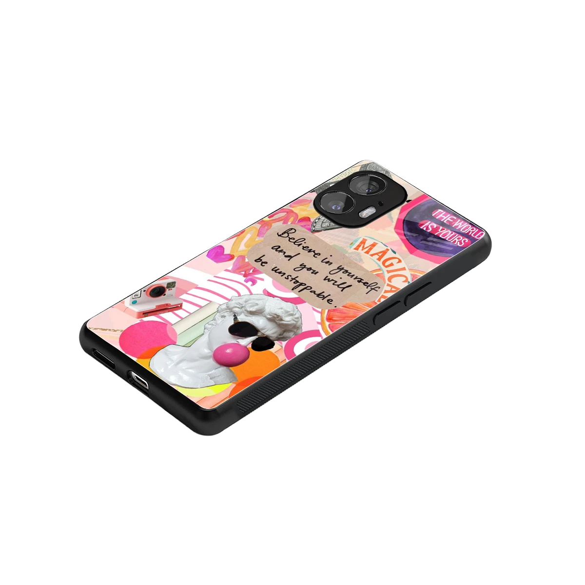 Unstoppable stylish phone case for nothing phone 2 | glossy glass and slim fit