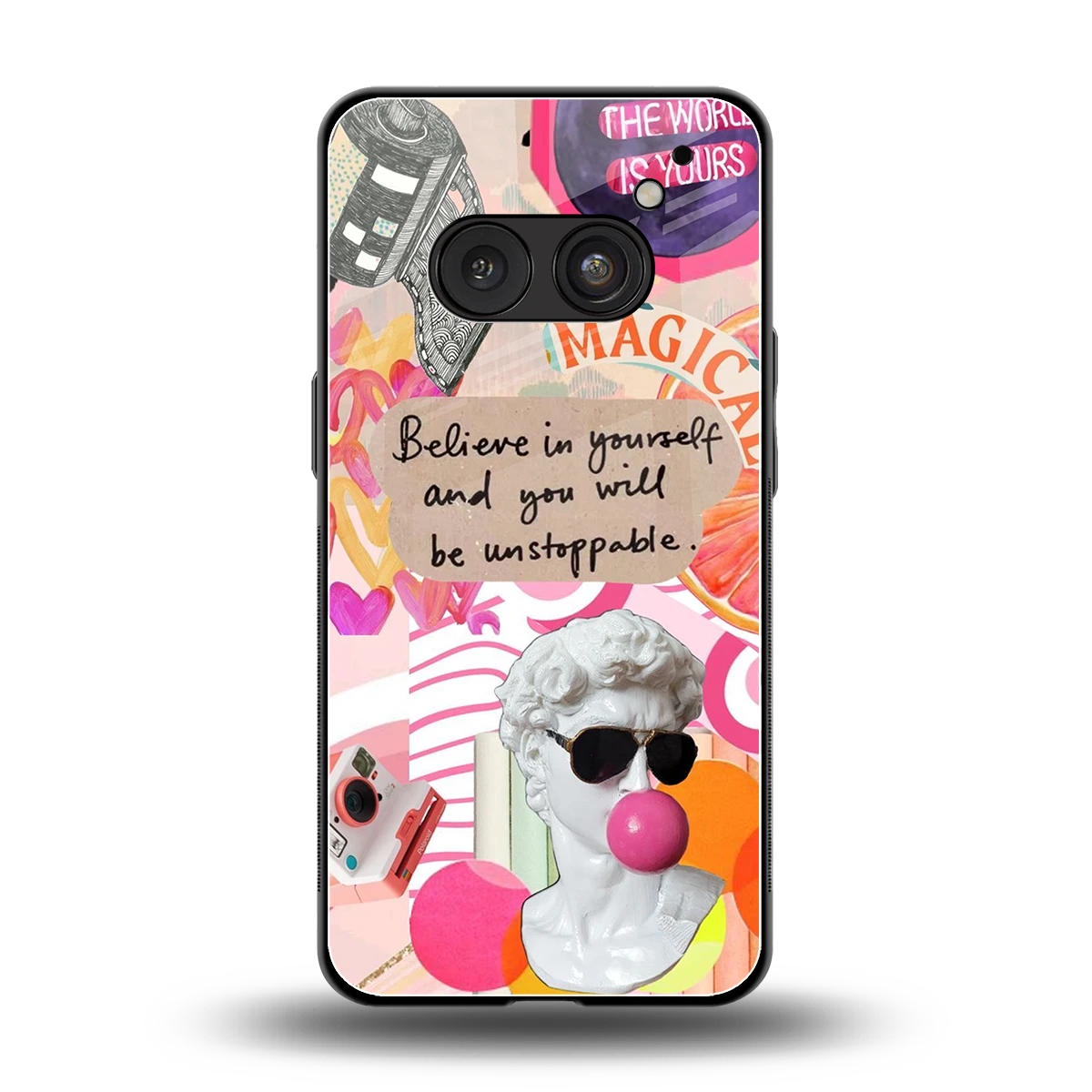 Unstoppable back phone cover | glass case for nothing phone 2a