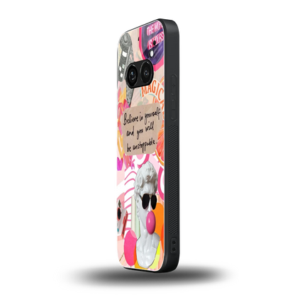 Unstoppable nothing phone 2a mobile cover | shockproof glass phone case
