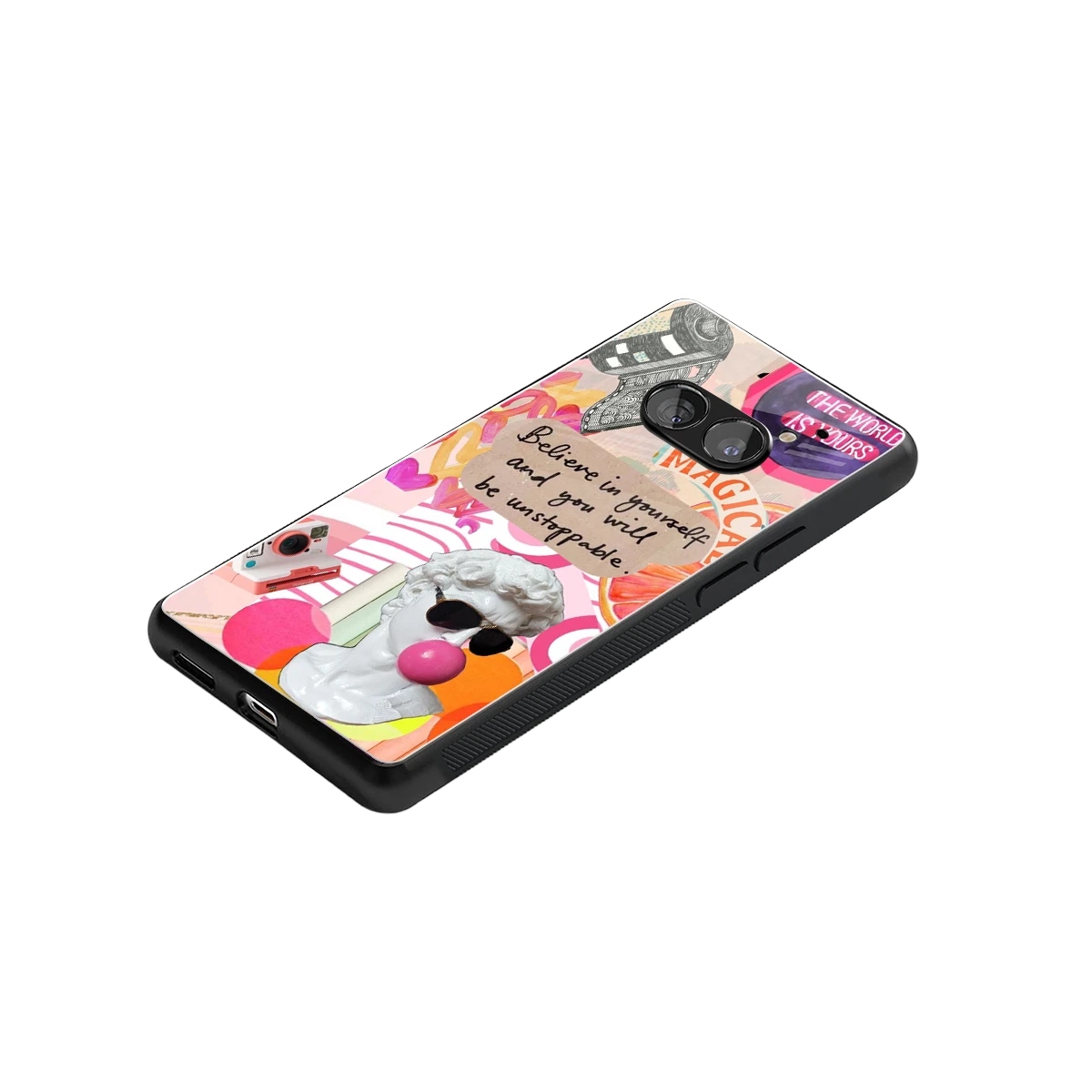 Unstoppable stylish phone case for nothing phone 2a | glossy glass and slim fit
