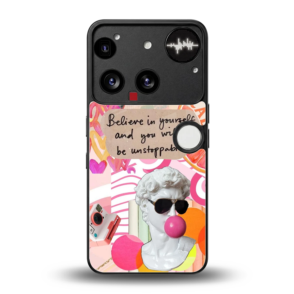 Unstoppable back phone cover | glass case for nothing phone 3