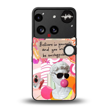 Unstoppable back phone cover | glass case for nothing phone 3