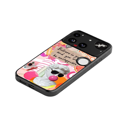 Unstoppable stylish phone case for nothing phone 3 | glossy glass and slim fit