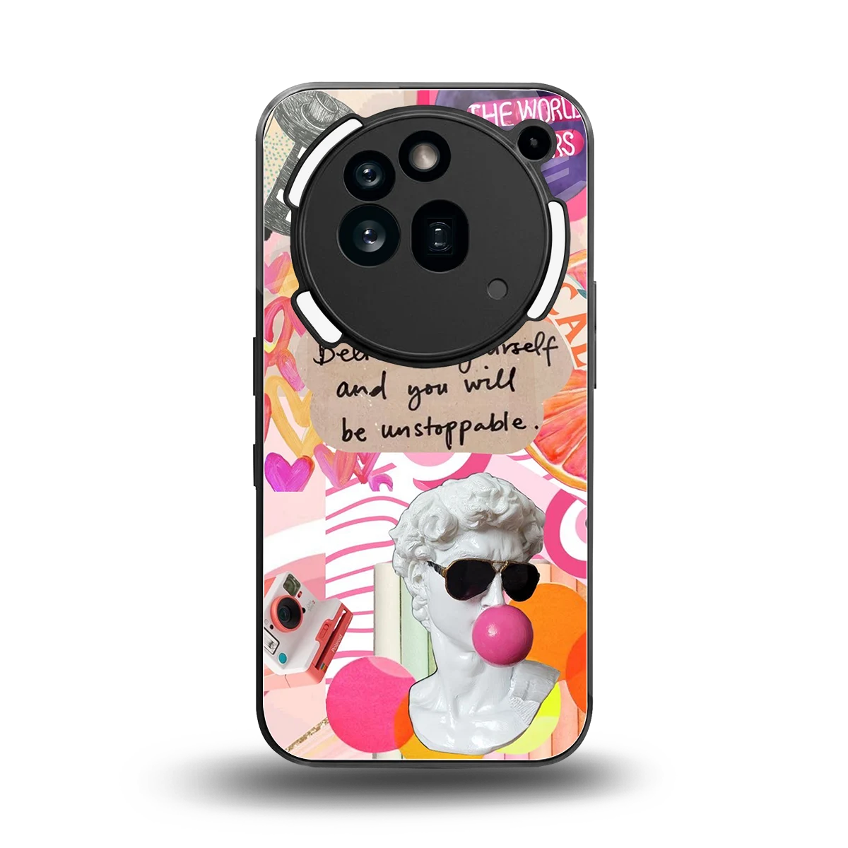 Unstoppable back phone cover | glass case for nothing phone 3a pro