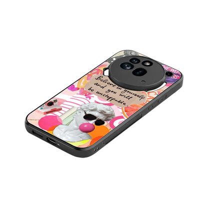 Unstoppable stylish phone case for nothing phone 3a pro | glossy glass and slim fit