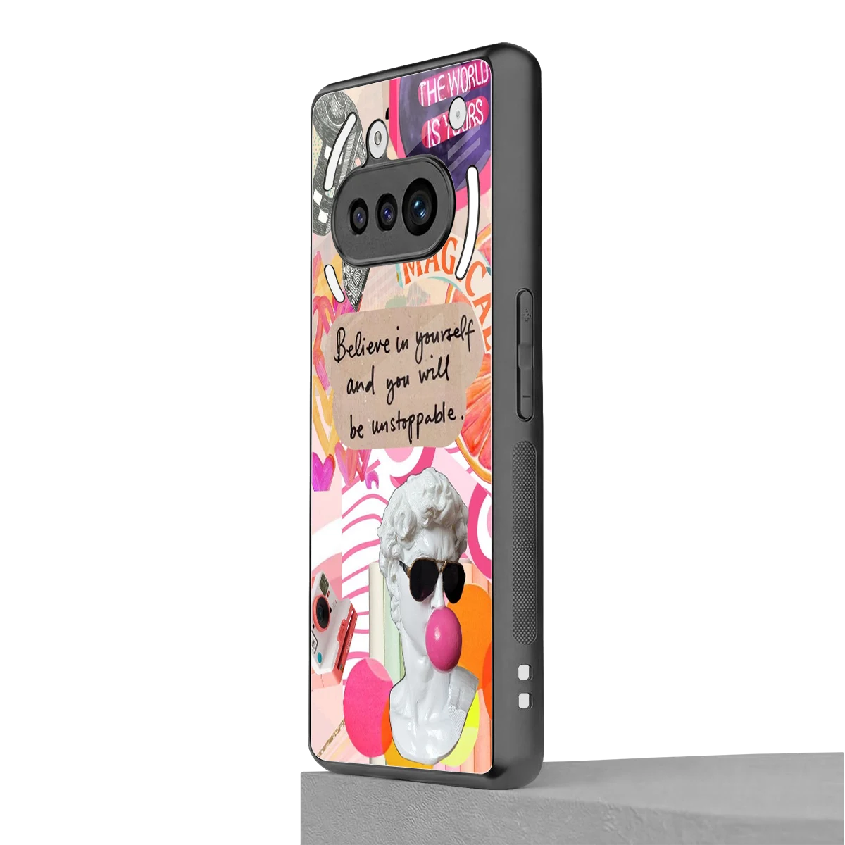 Unstoppable nothing phone 3a mobile cover | shockproof glass phone case