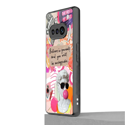 Unstoppable nothing phone 3a mobile cover | shockproof glass phone case