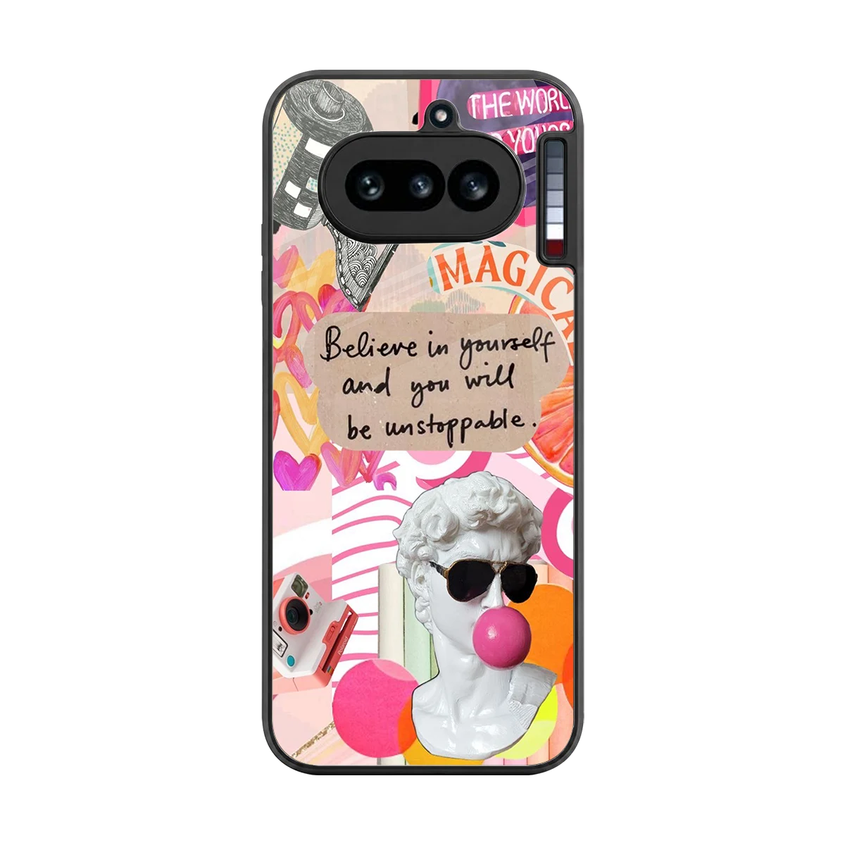Unstoppable back phone cover | glass case for nothing phone 4a