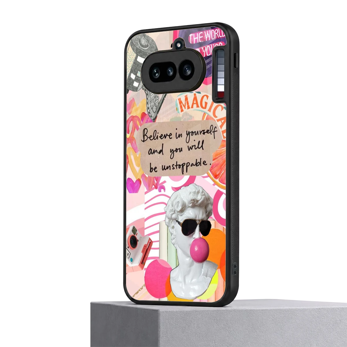 Unstoppable nothing phone 4a mobile cover | shockproof glass phone case