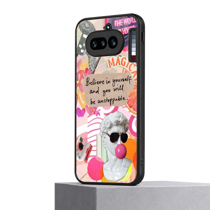 Unstoppable nothing phone 4a mobile cover | shockproof glass phone case