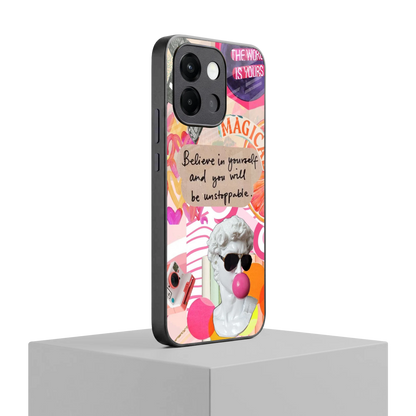 Unstoppable oneplus 13s mobile cover | shockproof glass phone case