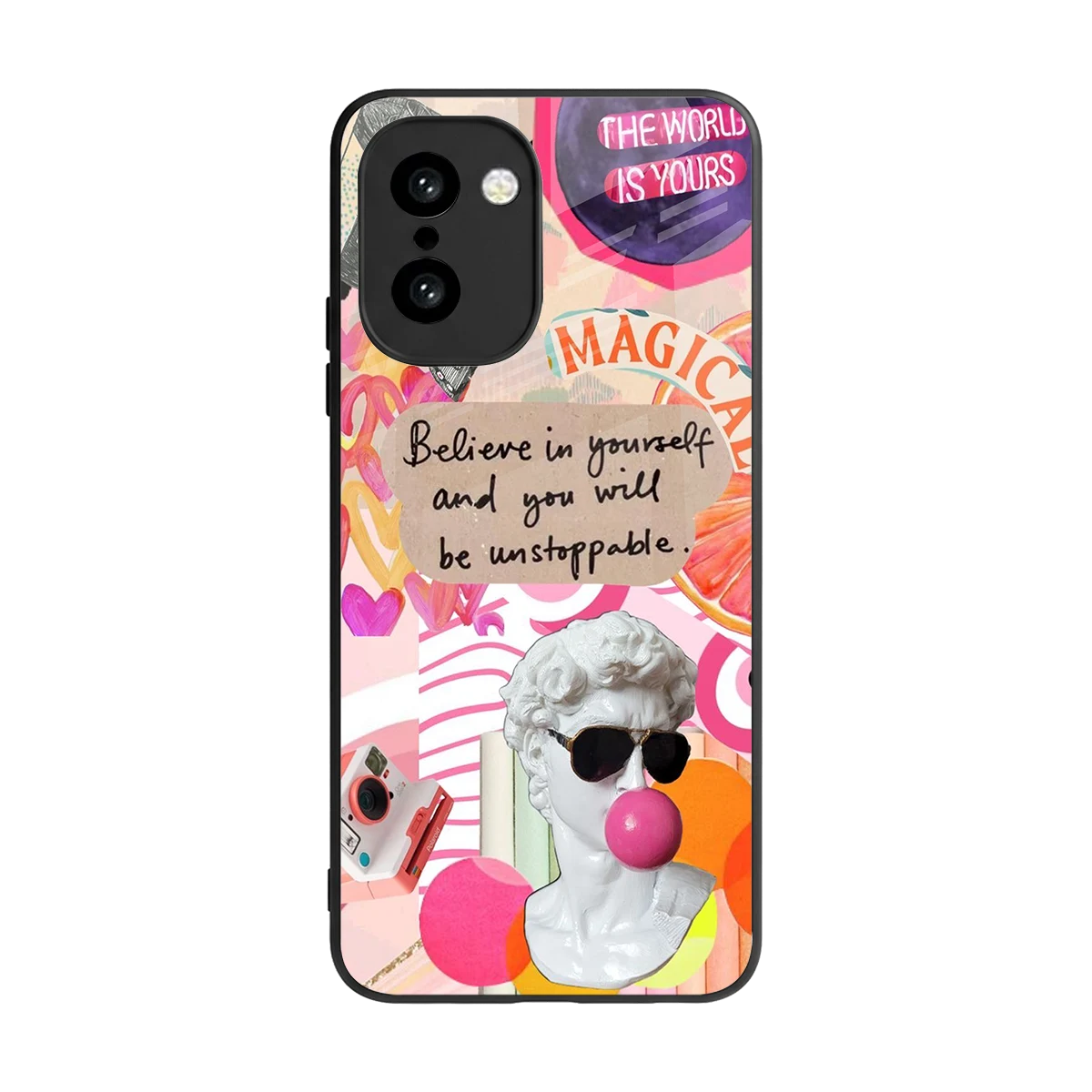 Unstoppable back phone cover | glass case for oneplus 15r
