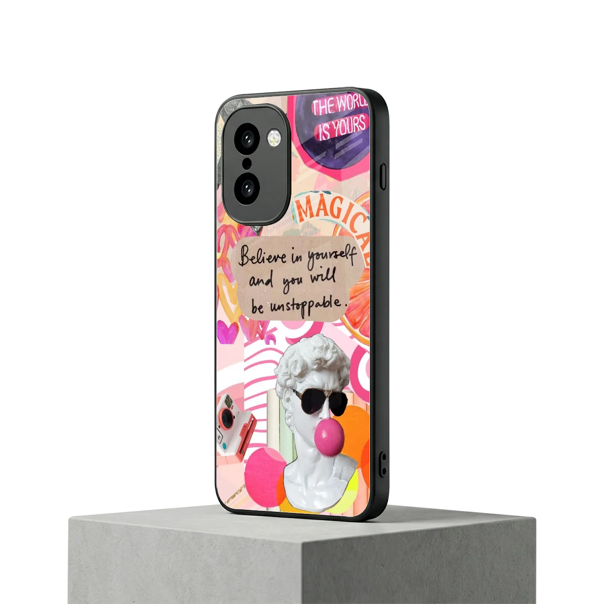 Unstoppable oneplus 15r mobile cover | shockproof glass phone case