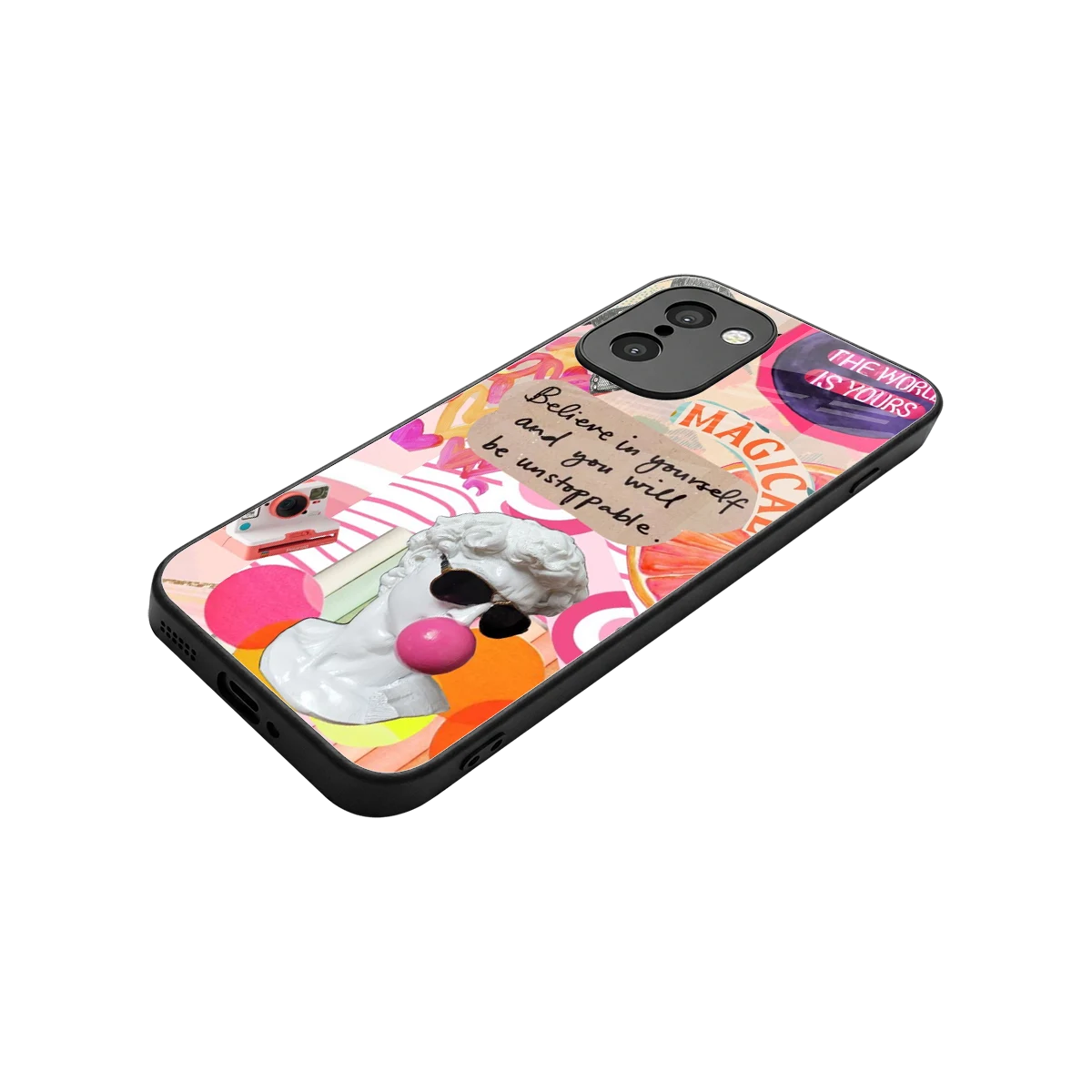 Unstoppable stylish phone case for oneplus 15r | glossy glass and slim fit