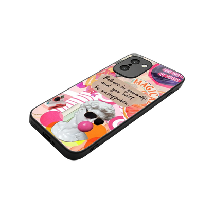 Unstoppable stylish phone case for oneplus 15r | glossy glass and slim fit