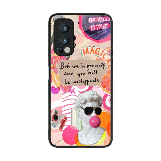 Unstoppable back phone cover | glass case for oneplus nord 2