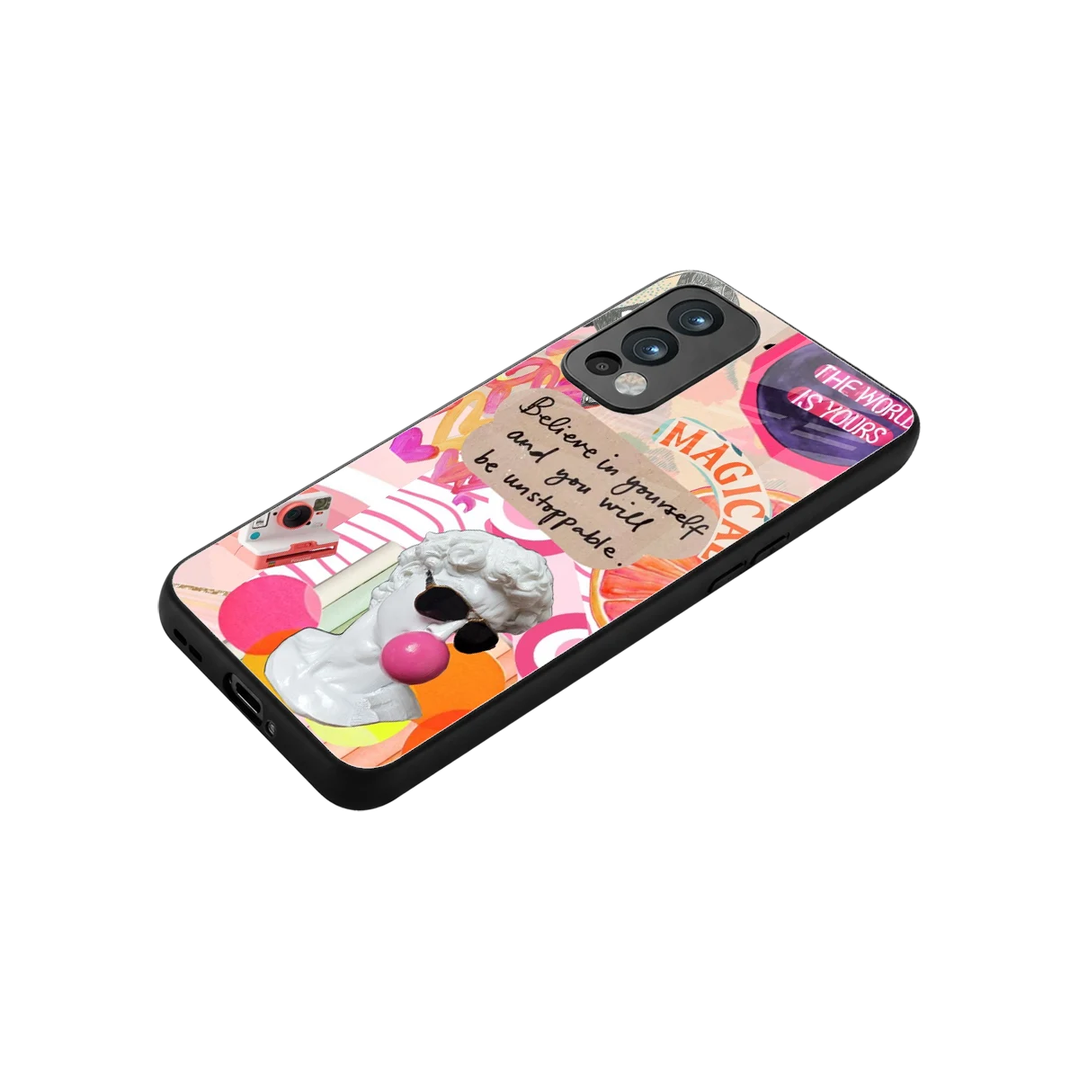 Unstoppable stylish phone case for oneplus nord 2 | glossy glass and slim fit