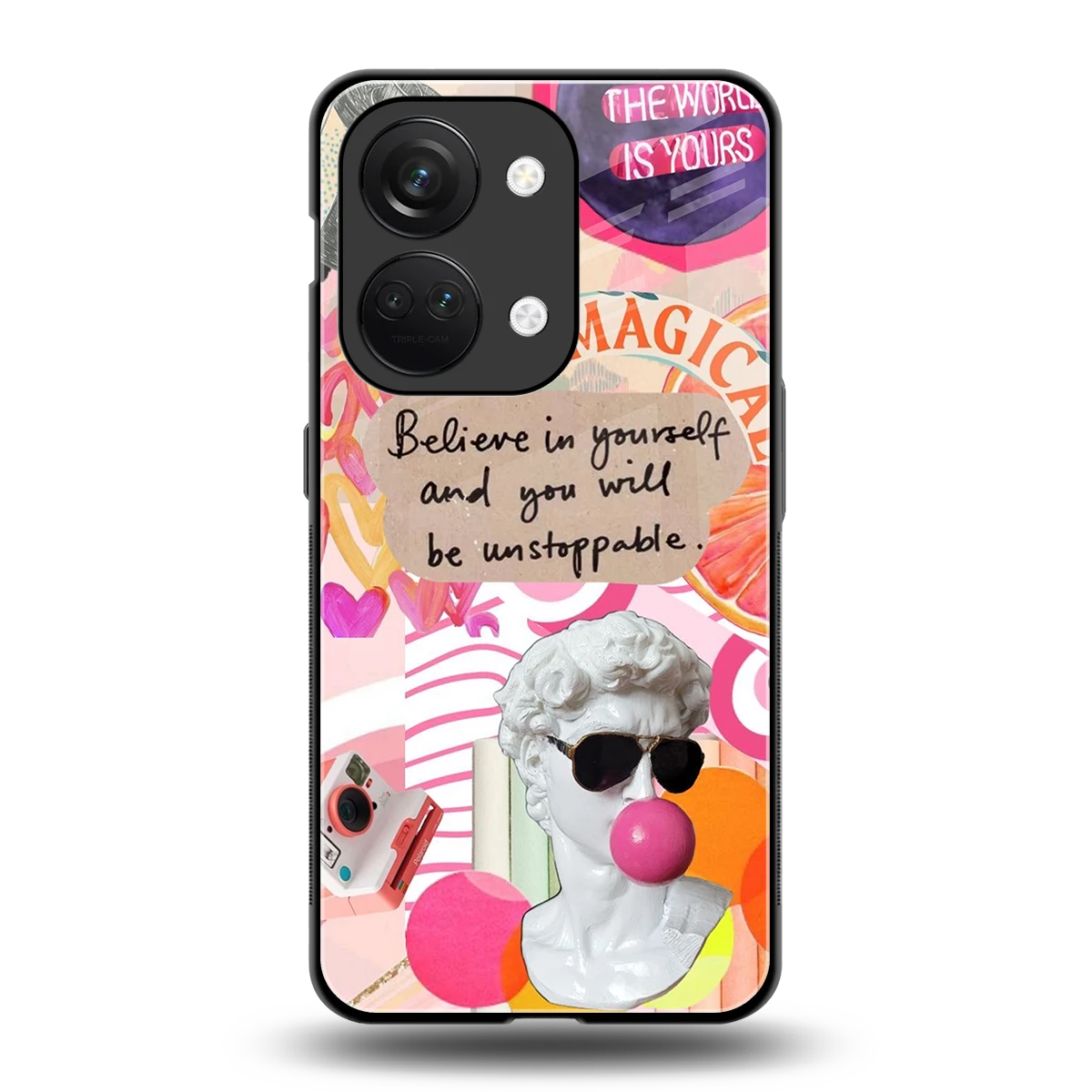 Unstoppable back phone cover | glass case for oneplus nord 3