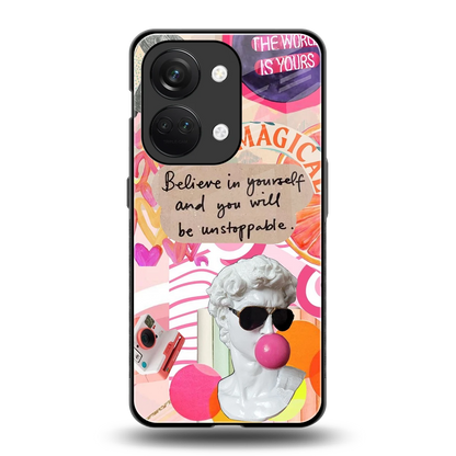Unstoppable back phone cover | glass case for oneplus nord 3