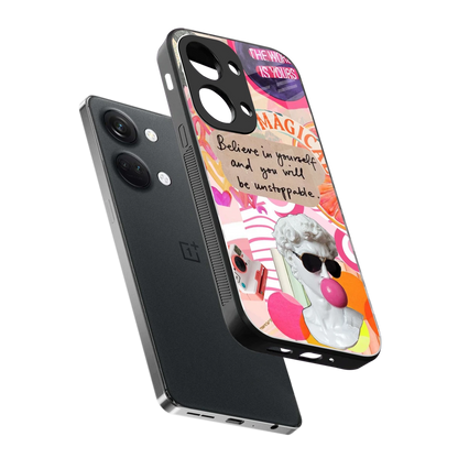 Unstoppable sleek oneplus nord 3 cover with tempered glass back and TPU edges
