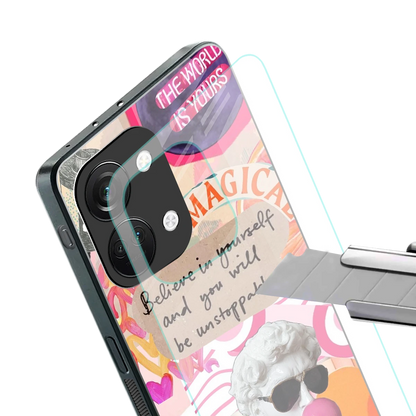 Unstoppable stylish phone case for oneplus nord 3 | glossy glass and slim fit