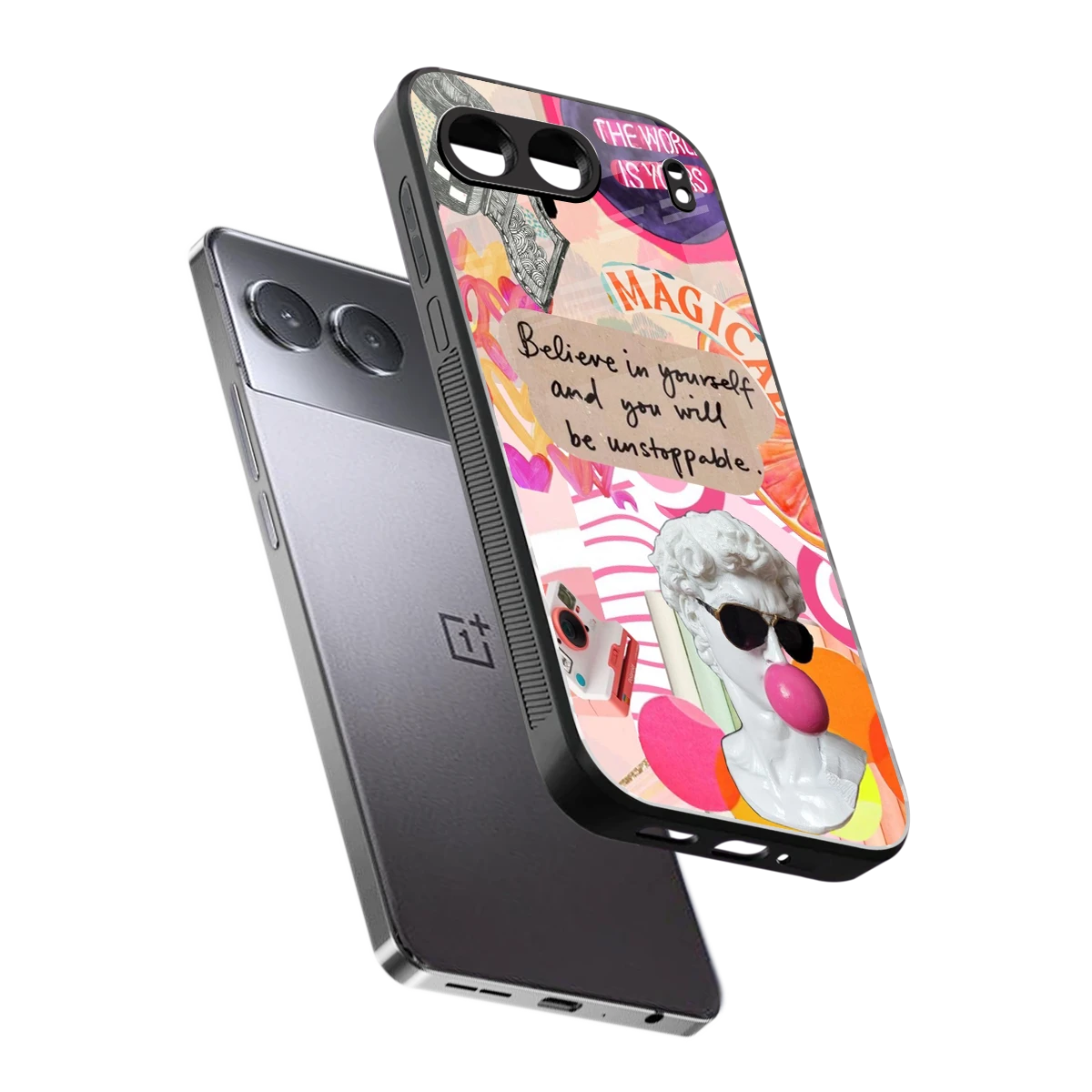 Unstoppable sleek oneplus nord 4 cover with tempered glass back and TPU edges