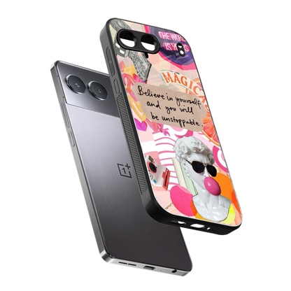 Unstoppable sleek oneplus nord 4 cover with tempered glass back and TPU edges
