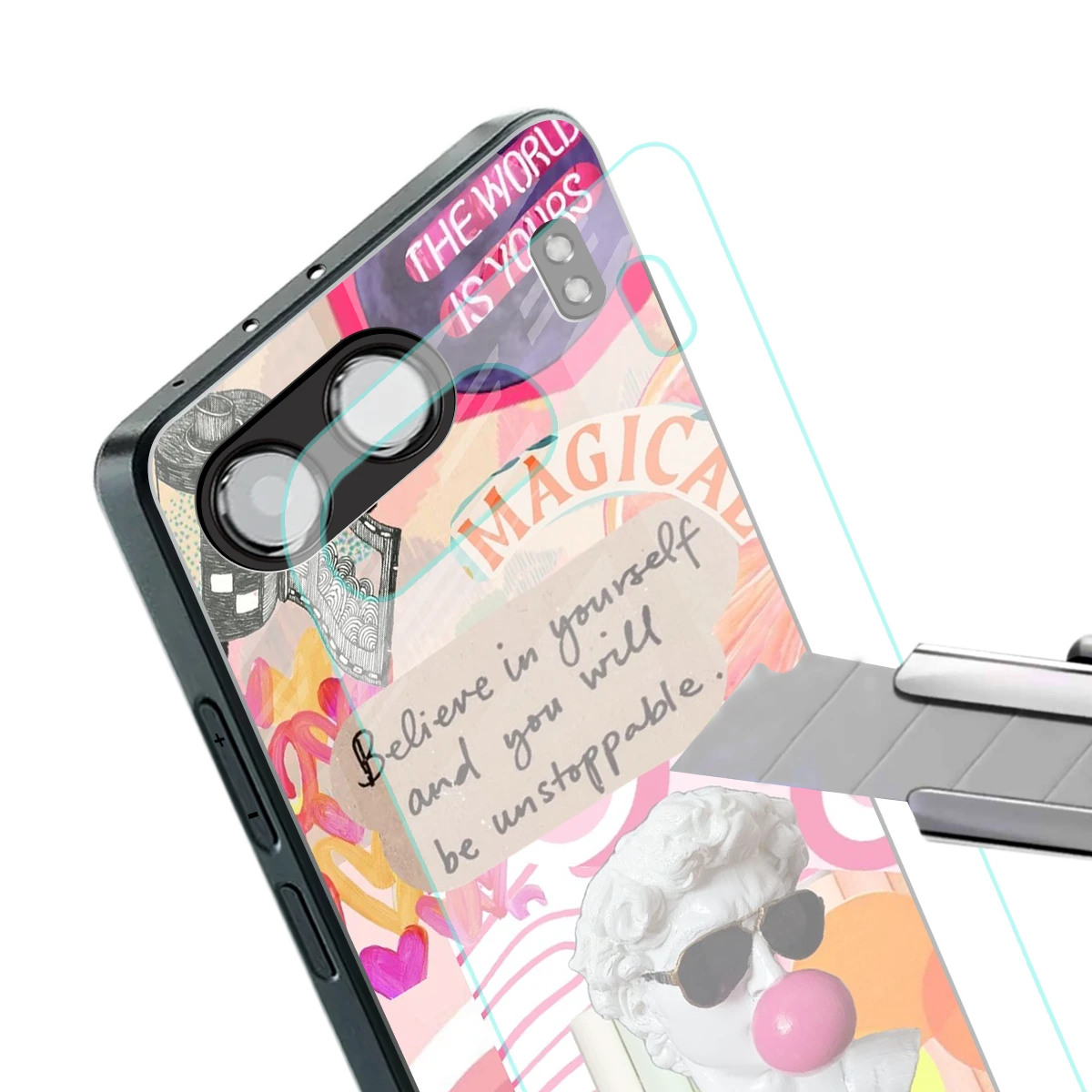 Unstoppable stylish phone case for oneplus nord 4 | glossy glass and slim fit