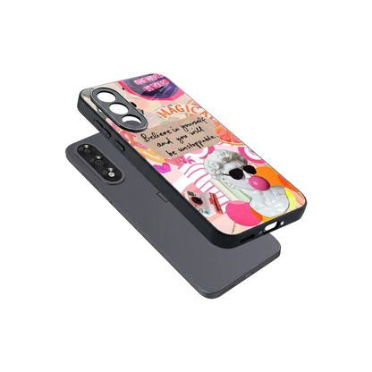 Unstoppable sleek oneplus nord 5 cover with tempered glass back and TPU edges